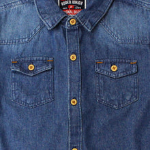 Muat gambar ke penampil Galeri, Shirt/ Kemeja Anak Laki/ Rodeo Junior Blue Denim Shirt