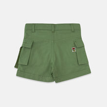 Muat gambar ke penampil Galeri, Short/ Celana Pendek Cargo Anak Perempuan Green/ Daisy Girls Rule