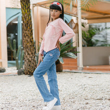 Muat gambar ke penampil Galeri, Straight denim/ Jeans panjang lurus anak perempuan/ Rodeo Junior Girl Perfect Pop