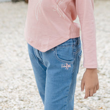 Muat gambar ke penampil Galeri, Straight denim/ Jeans panjang lurus anak perempuan/ Rodeo Junior Girl Perfect Pop