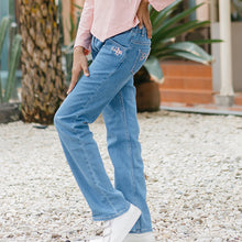 Muat gambar ke penampil Galeri, Straight denim/ Jeans panjang lurus anak perempuan/ Rodeo Junior Girl Perfect Pop