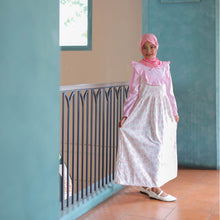 Muat gambar ke penampil Galeri, Shirt dress maxi cotton/ Ghamis dress katun anak Pink/ Rodeo Junior Girl Pink Blush