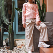 Muat gambar ke penampil Galeri, Long cargo pants/ Celana panjang cargo anak/ Rodeo Junior Girl Perfect Pop