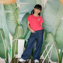 Muat gambar ke penampil Galeri, Denim culottes/ Kulot panjang jeans anak perempuan/ Rodeo Junior Girl Pink Blush