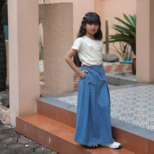 Muat gambar ke penampil Galeri, Maxi denim skirt/ Rok panjang denim/ Rodeo Junior Girl Perfect Pop