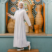 Muat gambar ke penampil Galeri, Shirt dress maxi cotton/ Ghamis dress katun/ Rodeo Junior Girl Nature Tones