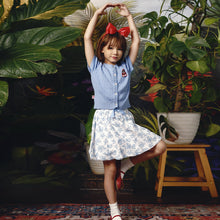 Muat gambar ke penampil Galeri, Kardigan Anak Perempuan Biru/ Knitt Cardigan Girl Blue/ RJG Snow White