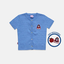 Muat gambar ke penampil Galeri, Kardigan Anak Perempuan Biru/ Knitt Cardigan Girl Blue/ RJG Snow White