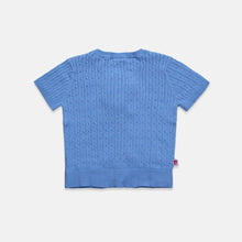 Muat gambar ke penampil Galeri, Kardigan Anak Perempuan Biru/ Knitt Cardigan Girl Blue/ RJG Snow White