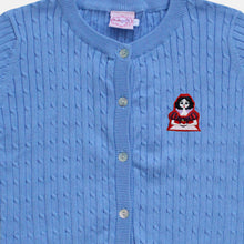 Muat gambar ke penampil Galeri, Kardigan Anak Perempuan Biru/ Knitt Cardigan Girl Blue/ RJG Snow White