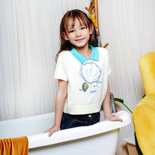 Muat gambar ke penampil Galeri, Atasan Rajut Anak Perempuan Krim/ Top Knitt Girl Cream/ RJG Ariel