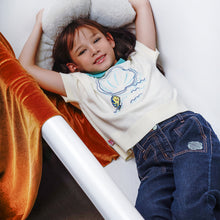 Muat gambar ke penampil Galeri, Atasan Rajut Anak Perempuan Krim/ Top Knitt Girl Cream/ RJG Ariel