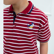 Muat gambar ke penampil Galeri, Kaos Salur Anak Laki Merah Putih/ Stripped boy Tshirt Red White/Donald Energetic