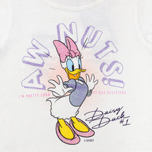 Muat gambar ke penampil Galeri, Tshirt/ Kaos Anak Perempuan White/ Daisy/ 90th Donald Duck