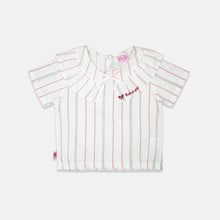 Muat gambar ke penampil Galeri, Blouse/ Blus Anak Lengan Pendek Polos White/ Rodeo Junior Girl Red Christmas