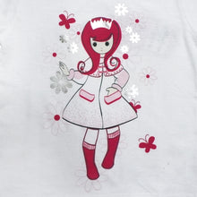 Muat gambar ke penampil Galeri, Tshirt/ Kaos Anak Perempuan White/ Rodeo Junior Girl with Butterfly