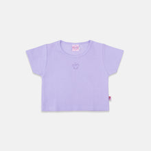 Muat gambar ke penampil Galeri, Crop Tshirt/ Kaos Crop Anak Perempuan Purple/ Rodeo Junior Girl Summer Pastel