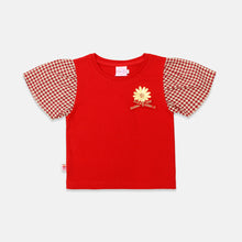Muat gambar ke penampil Galeri, Tshirt/ Kaos Lengan Pendek Anak Perempuan Red/ Rodeo Junior Girl Red Christmas