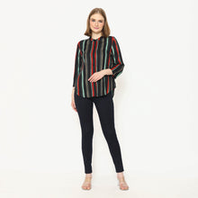 Muat gambar ke penampil Galeri, Rodeo - Kemeja Wanita - Qeiza Shirt - Black Green