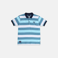 Muat gambar ke penampil Galeri, Polo Shirt/ Kaos Anak Laki Blue/ Rodeo Junior Stripe Polo Shirt
