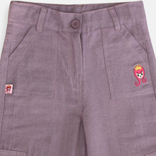 Muat gambar ke penampil Galeri, Long Pants/ Celana Cargo Anak Perempuan Purple/ Rodeo Junior Girl BFF