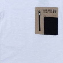 Muat gambar ke penampil Galeri, T-shirt/ Kaos Anak Laki/ Rodeo Junior White T-shirt With Pocket