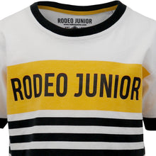 Muat gambar ke penampil Galeri, Tshirt / Kaos Anak Laki-laki White / Putih Radio Junior Stripes