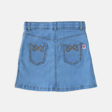 Muat gambar ke penampil Galeri, Denim mini skirt/ Rok mini jeans anak Blue/ Rodeo Junior Girl Bright Girl