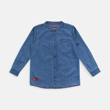 Muat gambar ke penampil Galeri, Shirt/ Kemeja Anak Laki Biru/ Rodeo Junior Denim Shirt