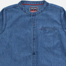 Muat gambar ke penampil Galeri, Shirt/ Kemeja Anak Laki Biru/ Rodeo Junior Denim Shirt