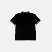 Muat gambar ke penampil Galeri, Polo Shirt/ Kaos Anak Laki/ Rodeo Junior Black Polo Shirt With Zipper