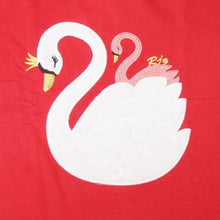 Muat gambar ke penampil Galeri, Sweater Anak Perempuan / Rodeo Junior Girl / Red / Swan Embroidery
