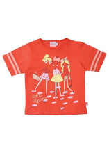 Muat gambar ke penampil Galeri, T-shirt / Kaos Anak Perempuan / Rodeo Junior Girl / Red / Print