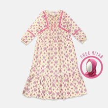 Muat gambar ke penampil Galeri, Maxi Dress/ Ghamis Anak Cream/ Rodeo Junior Girl Freedom