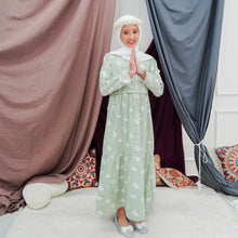 Muat gambar ke penampil Galeri, Maxi Dress/ Ghamis Dress Anak Green/ Rodeo Junior Girl Girls Day Out