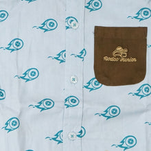 Muat gambar ke penampil Galeri, Shirt / Kemeja Panjang Anak Laki Laki Blue / Biru Full Print Rodeo Junior