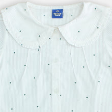 Muat gambar ke penampil Galeri, Blouse/ Blus lengan pendek anak perempuan White/ Daisy Bright Girl