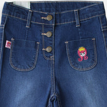 Muat gambar ke penampil Galeri, Culottes/ Kulot Panjang Denim Anak Perempuan Navy/ Rodeo Junior Girl Freedom