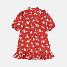 Muat gambar ke penampil Galeri, Dress cheongsam anak Red/ Rodeo Junior Girl Little Star