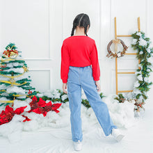 Muat gambar ke penampil Galeri, Tshirt/ Kaos Anak perempuan Red/ Daisy Star Light