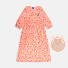 Muat gambar ke penampil Galeri, Maxi dress/ Ghamis Anak Orange/ Daisy Duck Gorgeous