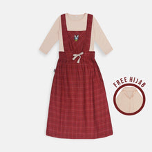 Muat gambar ke penampil Galeri, Maxi overall/ Dress panjang anak Orange/ Daisy Duck Gorgeous