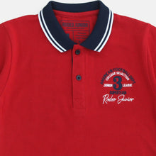 Muat gambar ke penampil Galeri, Polo Shirt/ Kaos Polo Anak Laki Red/ Rodeo Junior Boy Navy Colar