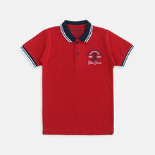 Muat gambar ke penampil Galeri, Polo Shirt/ Kaos Polo Anak Laki Red/ Rodeo Junior Boy Navy Colar