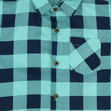 Muat gambar ke penampil Galeri, Shirt/ Kemeja Anak Laki Blue Navy Check/ Donald Duck Basic