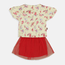 Muat gambar ke penampil Galeri, Set anak/ crop top satin and mini dress tulle/ Daisy Little Star