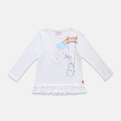 Tshirt/ Kaos Anak Perempuan White/ Rodeo Junior Girl Dreamers