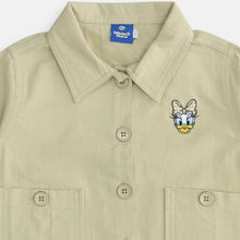 Muat gambar ke penampil Galeri, Linen Jacket/ Jacket Woven Anak Perempuan Cream/ Daisy Bright Girl