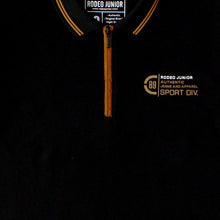 Muat gambar ke penampil Galeri, Polo Shirt/ Kaos Anak Laki/ Rodeo Junior Black Polo Shirt With Zipper