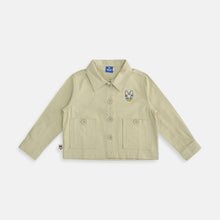 Muat gambar ke penampil Galeri, Linen Jacket/ Jacket Woven Anak Perempuan Cream/ Daisy Bright Girl